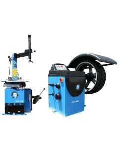 ATETCWB-COMBOEC-FPD image(0) - Atlas Equipment TC221 Rim Clamp Tire Changer + WB11 Wheel Balancer Combo Package