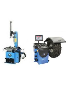 ATETCWB-COMBO5-FPD image(0) - Atlas Automotive Equipment Atlas Equipment TC229 Rim Clamp Tire Changer + WB41 Wheel Balancer Combo Package