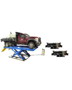 ATEATPK-PX16ACF-COMBO-FPD image(0) - Atlas Equipment PX16A Scissor Alignment Lift and RJ8 Rolling Jacks Combo