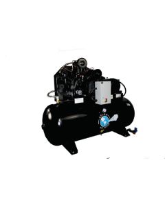 ATEMPAF10-3PH-FPD image(1) - Atlas Automotive Equipment 10HP 3Phase 120 Gallon Horizontal Air Compressor