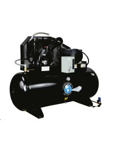 ATEMPAF9P-120H-FPD image(1) - Atlas Automotive Equipment 7.5HP 120 Gallon Horizontal Air Compressor w/ Plus Package