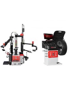 ATEAP-TCWB-COMBO2-FPD image(0) - Atlas Equipment Platinum PTC500 Tire Changer + PWB90XL Wheel Balancer Combo Package